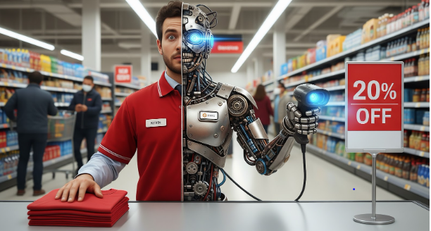 When the Robot Replaces the Retail Worker